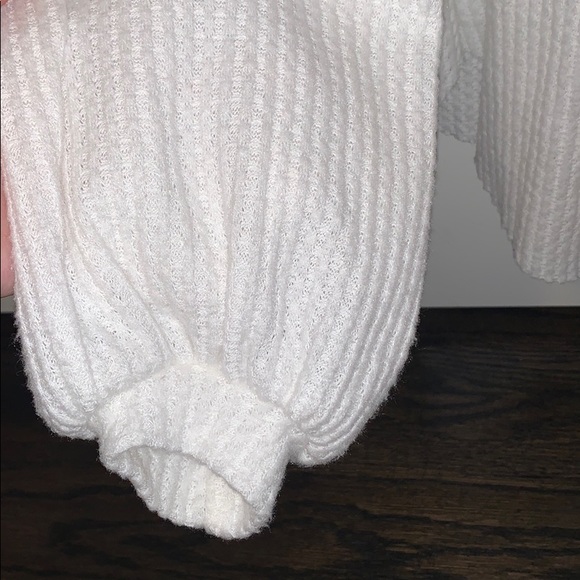 Urban Outfitters Long White Button Up Sweater - Picture 3 of 3